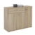 CARO-Möbel Kommode Estelle Sideboard Mehrzweckschrank, Sonoma Eiche mit 3 Türen und 1 Schublade, 88 cm breit - 1