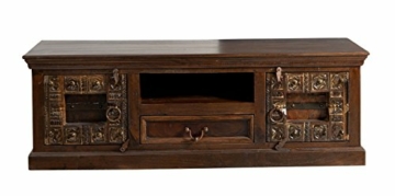 SIT-Möbel Almirah 5121-30 koloniales Lowboard, zwei Türen, je 1 Schublade & offenes Fach, recyceltes Holz, 150x45x50 cm - 2