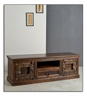 SIT-Möbel Almirah 5121-30 koloniales Lowboard, zwei Türen, je 1 Schublade & offenes Fach, recyceltes Holz, 150x45x50 cm - 5