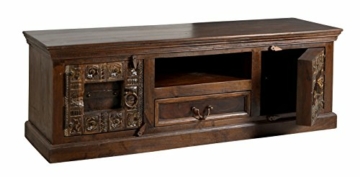 SIT-Möbel Almirah 5121-30 koloniales Lowboard, zwei Türen, je 1 Schublade & offenes Fach, recyceltes Holz, 150x45x50 cm - 8